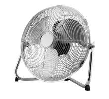 Podlahový ventilátor 45cm, 3 rychlosti, chrom, 140 W